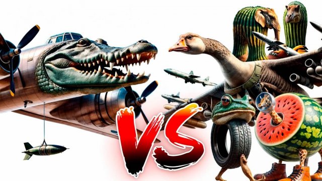 БОМБАРДИНО КРОКОДИЛО против ВСЕХ итальянских брейнрот ИИ-животных — Сборник! Оригинал мема