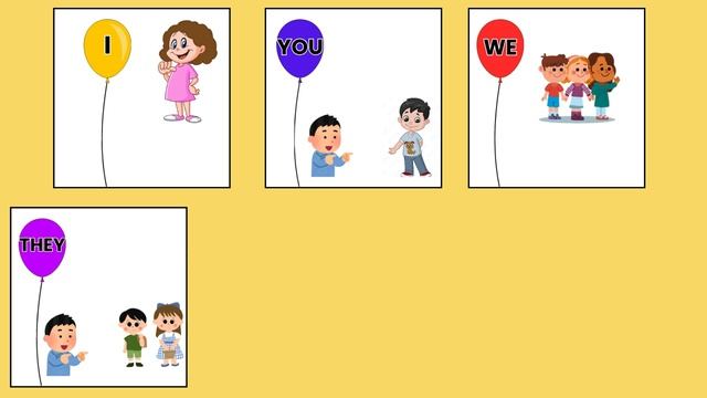 I, you, we, they, he, she, it _ Subject pronouns for kids