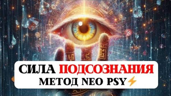 СИЛА ПОДСОЗНАНИЯ, МЕТОД NEO PSY⚡️, УДАЛЕНИЕ НЕГАТИВНЫХ ПРОГРАММ И ИСЦЕЛЕНИЕ БОЛЕЗНЕЙ