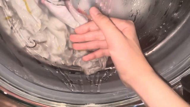 Стирка постели с паром на LG: Одежда малыша + пар 70 без о?