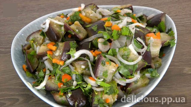 Острая закуска из баклажанов. Маринованные баклажаны рецепт.