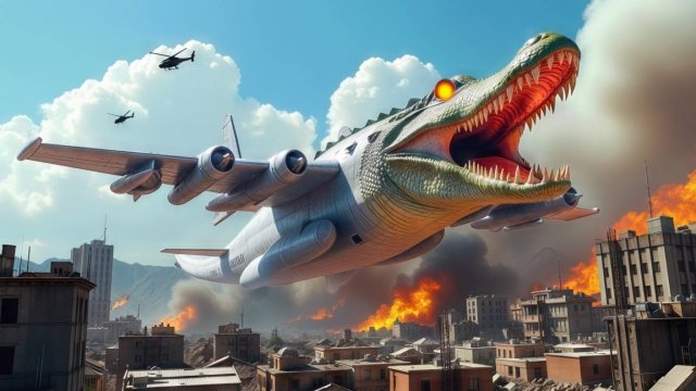 БОМБАРДИРО КРОКОДИЛО VS БОМБОМБИНИ ГУСИНИ ЭПИЧНАЯ БИТВА В НЕБЕСАХ