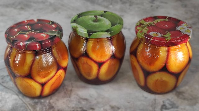 Маринованная СЛИВА на зиму с КОНЬЯКОМ и корицей. СЛИВА без СТЕРИЛИЗАЦИИ.