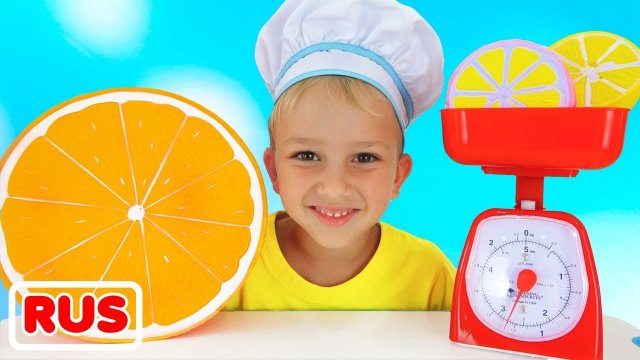 Влад и Ники играют в магазин мороженого! Весёлое видео для детей.