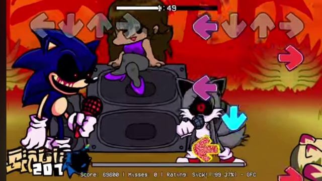 Too slow encore but sonic.exe и tails.exe FNF