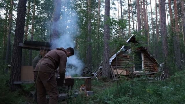 НОЧЬ В ИЗБЕ БРАКОНЬЕРОВ - ЖДЕМ ХОЗЯЕВ | ФИНАЛ ИСТОРИИ С ПОДЖОГОМ