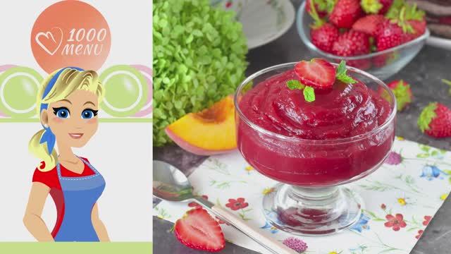 🍓 КОНФИТЮР ИЗ КЛУБНИКИ ДЛЯ ТОРТА С КРАХМАЛОМ — густой, ароматный, без комков!