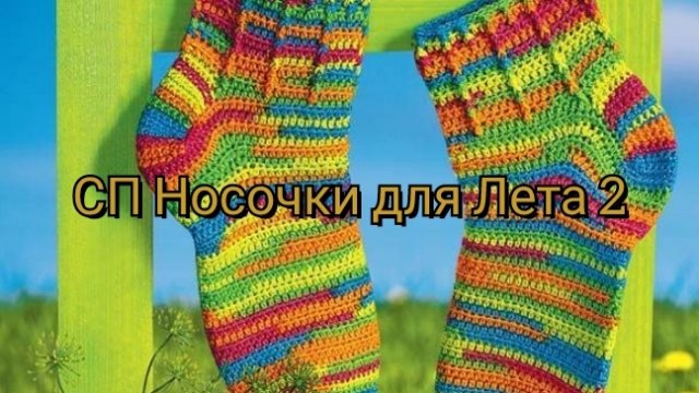 СП"Носочки для лета "2 с Еленой Велиной/ отчёт июнь