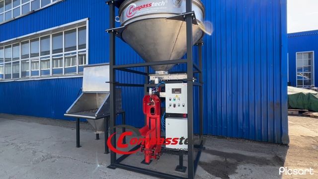 www.compasstech.ru Растариватель мешков 20-50кг с системой аспирации Compasstech