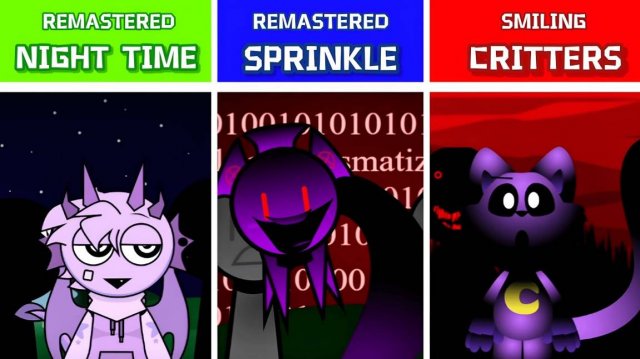 INCREDIBOX 🌙 | NIGHT TIME vs SMILING CRITTERS! 🌚😈 ТЕМНОТА vs УЛЫБКИ!