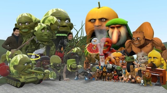 ВСЯ АРМИЯ ДЫНИ ЛИН ГАН ПРОТИВ ВСЕХ ИТАЛЬЯНСКИХ МЕМОВ С ИСКУССТВЕННЫМ ИНТЕЛЛЕКТОМ