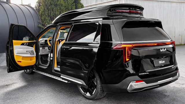 Эксклюзив KIA Carnival 2025 года — звук, интерьер и экстерьер
