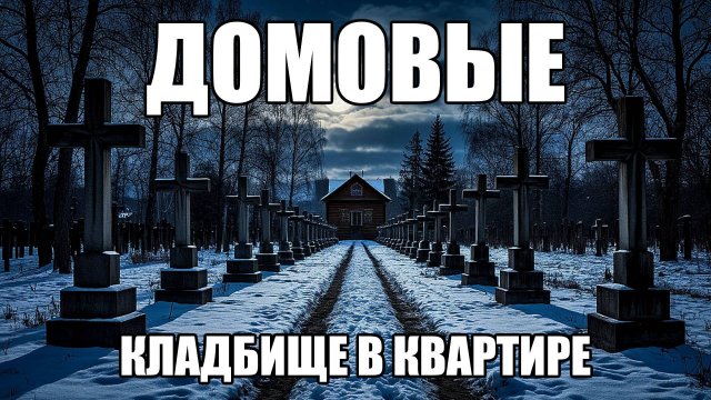 Страшные истории. ДОМОВЫЕ. Кладбище в квартире. Часть 26.