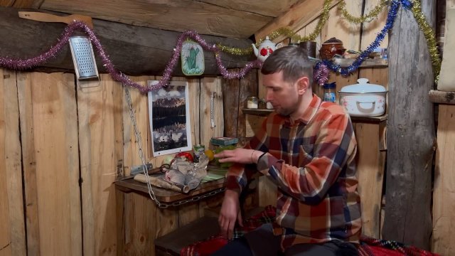Землянка готова к нг. Итоги года и карп в духовке