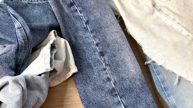 Ещё одна идея из старых джинсов! DIY Мастер-класс