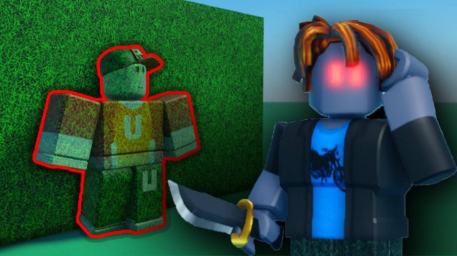 Притворились СТЕНКОЙ в прятках роблокс! Roblox Прятки