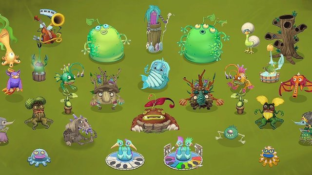 Вечнозеленое Болото - Вся Песня (My Singing Monsters, Мои Поющие Монстры)