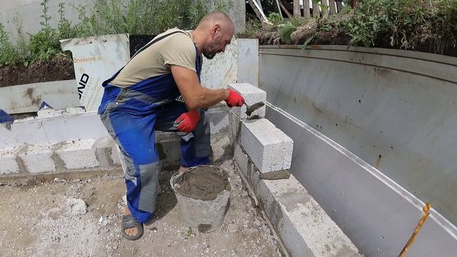 Стены теплицы, начало.