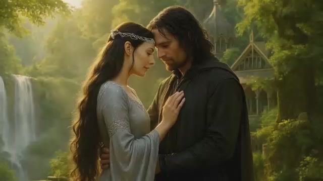 Преодолевая время - Волшебная эльфийская история Арвин и Арагорна, эльфийская музыка