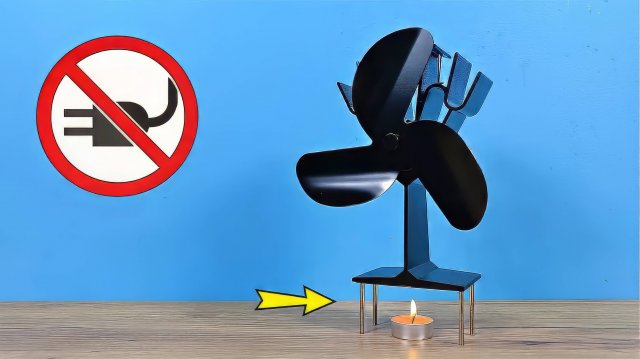 Вентилятор, который работает от тепла! Как это возможно
