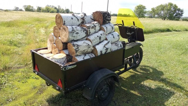 Грузовой трицикл: 650 кг дров. Часть 2.