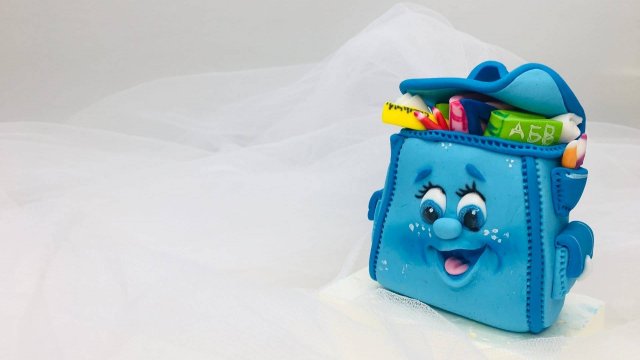 рюкзак из мастики. Фигурка на торт МК. ТанинТорт.