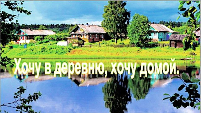 Хочу в деревню, хочу домой... (душевная песня с ностальгией о детстве). муз. исп. Игорь Кулик.