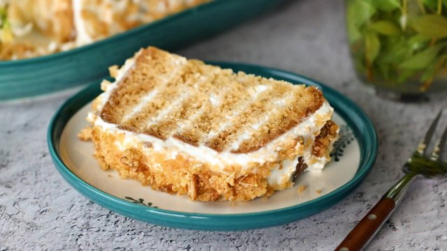 🍰 Бисквитный Медовик со сметанным кремом