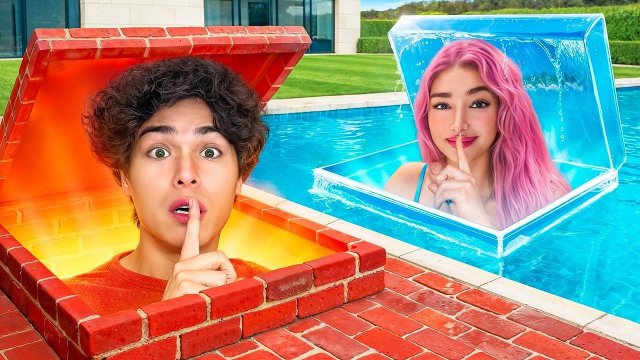 Я Построил 5 Секретных Комнат Одного Цвета (Близнецы Стокс | Stokes Twins)