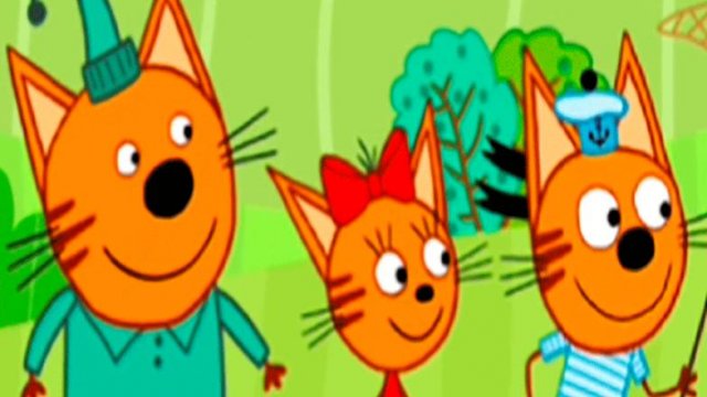 ТРИ КОТА - Развивающий Мультик для детей - пазлы