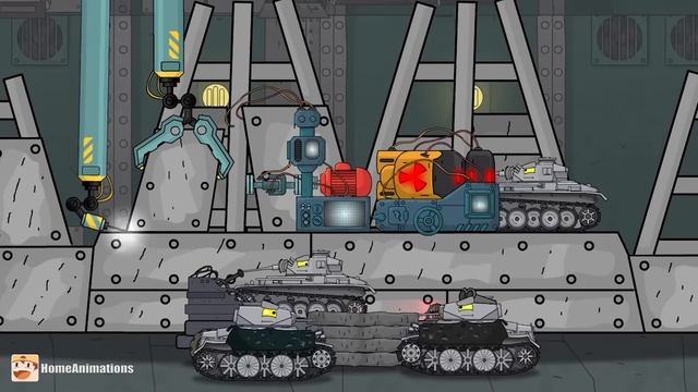 HomeAnimations – Мультики про танки Ресурсы для VK-44 и Капитальный ремонт Монстров - Мультики про