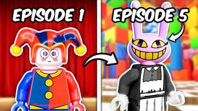 Я создал ВСЕ потрясающие главы о цифровом цирке в LEGO...