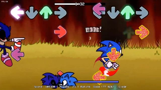 Sonic EXE VS Sonic