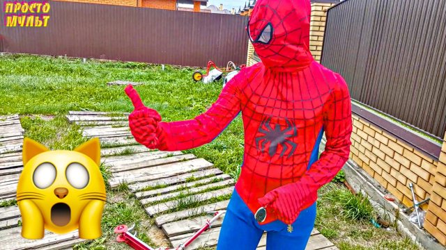 Человек паук пришел на помощь, как в мультики! Игрушки машинки Видео для Детей