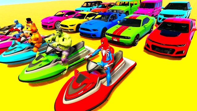 СУПЕР ГОНКИ НА МАШИНАХ, ГИДРОЦИКЛАХ, ВЕЛОСИПЕДАХ - МУЛЬТИКИ ПРО МАШИНКИ - МУЛЬТИКИ ДЛЯ ДЕТЕЙ