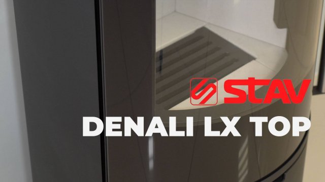 🔥 Новинка! DENALI LX TOP (Stav) - Современная круглая отопительная дровяная печь