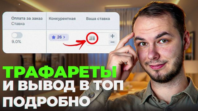 Настраиваю трафареты и вывод в топ на озон. Реклама на ozon аналитика