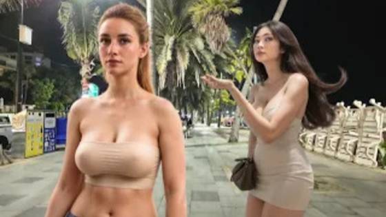 Паттайя .Beach Road Pattaya. Thailand. June 2025.