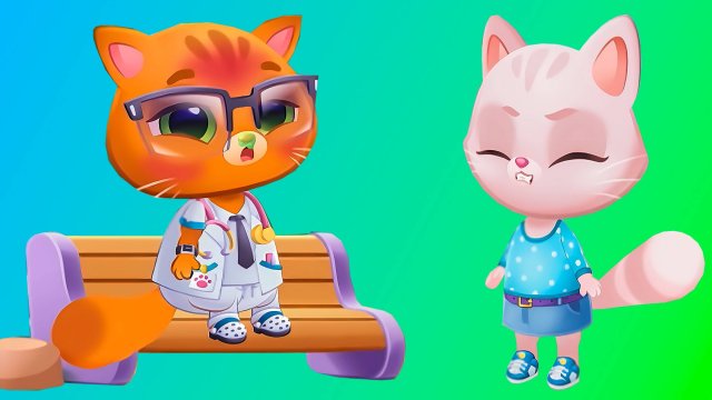 Суровый КОТИК БУБУ и МИМИ #14. Возвращение на Марс. Игра Bubbu & Mimmi World на Игрули TV
