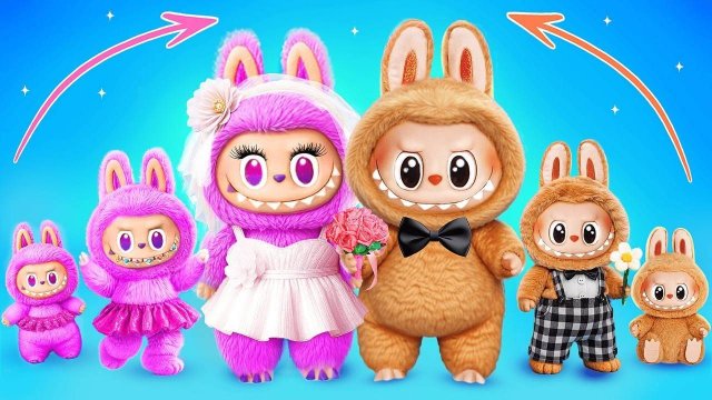 Лабубу кукла растёт! Поделки и идеи для ЛОЛ