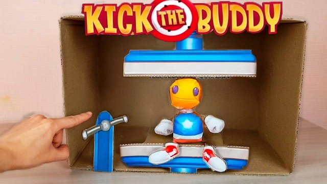 Kick the Buddy в Реальной Жизни VS Гидравлический Пресс