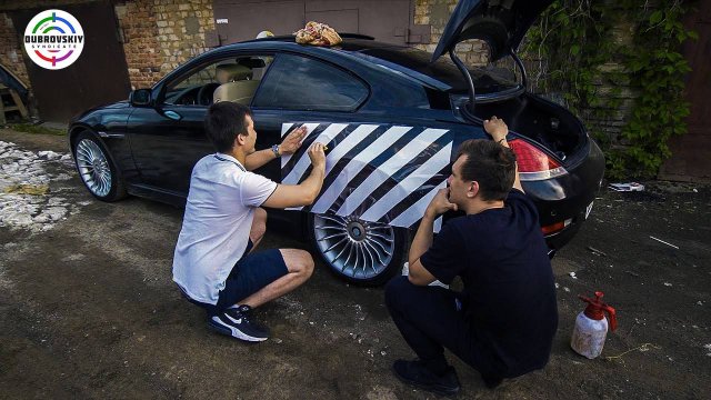 Оклеить тачку за 10к Необычный результат