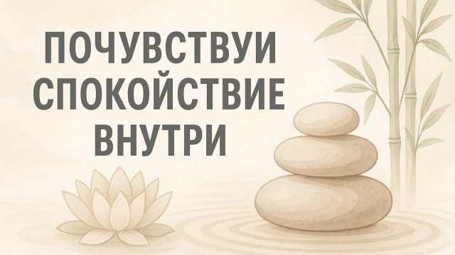 ПОЧУВСТВУЙ СПОКОЙСТВИЕ ВНУТРИ