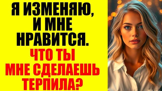 Она решила, что может изменять… но не ожидала, что я сделаю ЭТО...