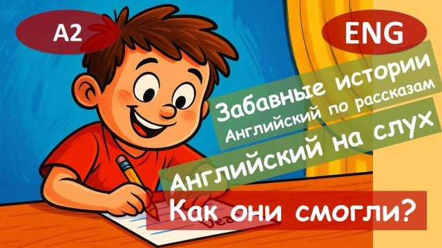 Как они смогли? Забавная история. Английский на слух.