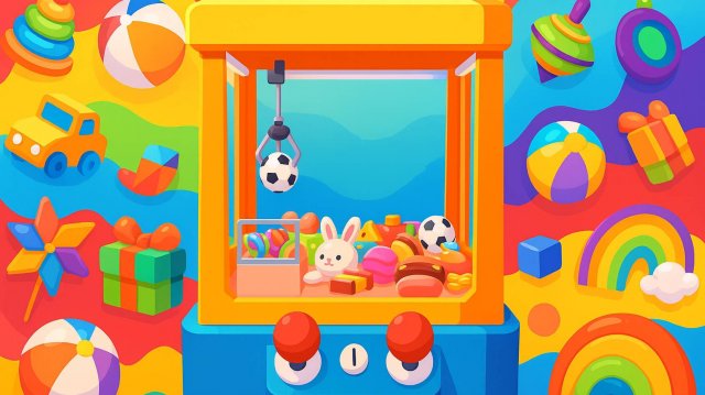 Выиграл все игрушки в мультике про игровой автомат для детей!