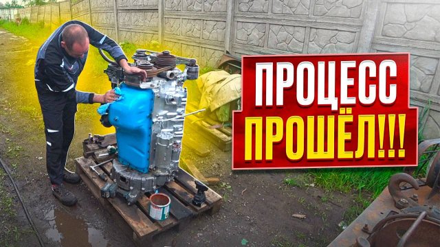 Утопленный ЗИЛ 4975, собираем двигатель,приехали запчасти.