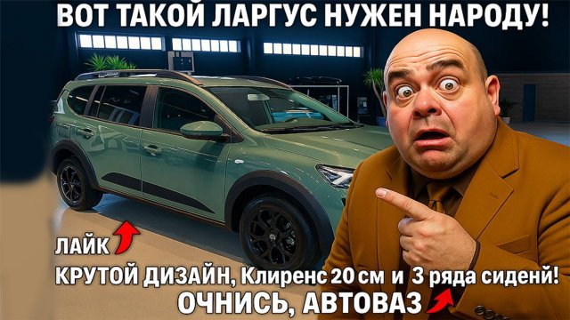 Такого Lada Largus россиянам хватит «за глаза» и большего не надо!