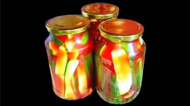 Обалденные кабачки на зиму, очень простой и вкусный рецепт.