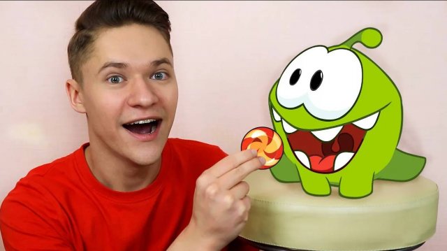 Настоящий Ам Ням из Игры Cut The Rope